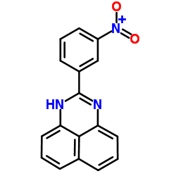 2-(3-Nitrophenyl)-1H-perimidine结构式