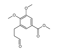 methyl 3,4-dimethoxy-5-(3-oxopropyl)benzoate结构式