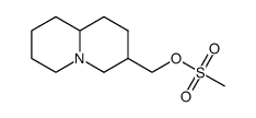 octahydro-2H-quinolizin-3-ylmethyl methanesulfonate结构式