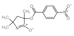 (3,5,5-trimethyl-2-oxido-4H-pyrazol-3-yl) 4-nitrobenzoate结构式