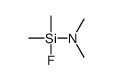 (Dimethylamino)fluorodimethylsilane Structure