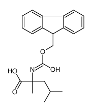 FMOC-ALPHA-METHYL-DL-LEUCINE结构式