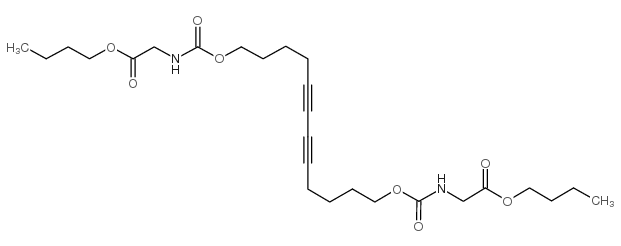 5,7-DODECADIYN-1,12-DIOL BIS[N-(BUTOXYCARBONYLMETHYL)CARBAMATE]结构式