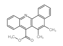 methyl 5,6-dimethylbenzo[c]acridine-7-carboxylate Structure