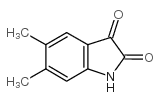 1H-Indole-2,3-dione,5,6-dimethyl- Structure