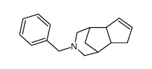 9-benzyl-9-aza-tricyclo[5.3.1.0[SP]2,6[/SP]]undec-3-ene结构式