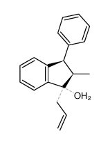 cis-1-allyl-2-methyl-3-phenyl-1-indanol Structure