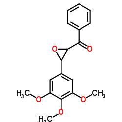 Phenyl[3-(3,4,5-trimethoxyphenyl)-2-oxiranyl]methanone Structure