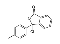 3-chloro-3-(4-methylphenyl)-2-benzofuran-1-one Structure