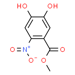 Benzoic acid, 4,5-dihydroxy-2-nitro-, methyl ester (9CI) structure