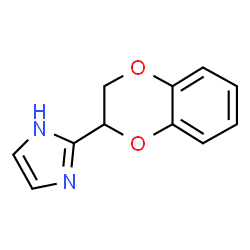 2-(1H-Imidazole-2-yl)-2,3-dihydro-1,4-benzodioxin结构式