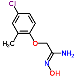 2-(4-CHLORO-2-METHYLPHENOXY)-1-(HYDROXYIMINO)ETHYLAMINE structure