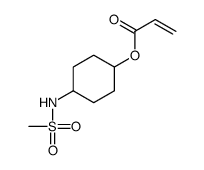 [4-(methanesulfonamido)cyclohexyl] prop-2-enoate Structure