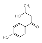 3-hydroxy-1-(4-hydroxyphenyl)butan-1-one structure