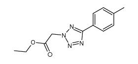 ETHYL 2-[5-(4-METHYLPHENYL)-2H-1,2,3,4-TETRAAZOL-2-YL]ACETATE Structure