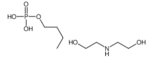 butyl dihydrogen phosphate,2-(2-hydroxyethylamino)ethanol结构式