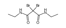 dibromo-malonic acid bis-ethylamide结构式