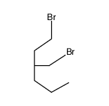 (+/-)-1-bromo-3-bromomethyl-hexane Structure