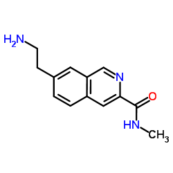 7-(2-Aminoethyl)-N-methyl-3-isoquinolinecarboxamide Structure