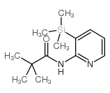 2,2-Dimethyl-n-(3-trimethylsilanyl-pyridin-2-yl)-propionamide Structure