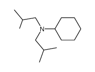 N,N-diisobutylcyclohexanamine Structure