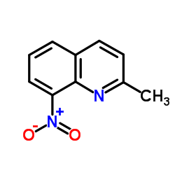 2-Methyl-8-nitroquinoline Structure