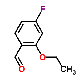 2-Ethoxy-4-fluorobenzaldehyde结构式