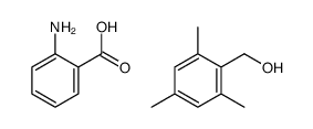 2-aminobenzoic acid,(2,4,6-trimethylphenyl)methanol结构式