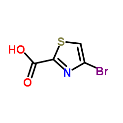 4-Bromo-1,3-thiazole-2-carboxylic acid structure