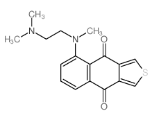 Naphtho[2,3-c]thiophene-4,9-dione, 5-[[2-(dimethylamino)ethyl]methylamino]-结构式