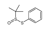 tert-butylsulfinylsulfanylbenzene Structure