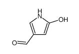 5-hydroxy-1H-pyrrole-3-carbaldehyde结构式