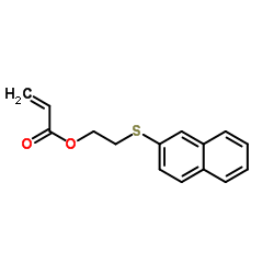 2-(2-Naphthylsulfanyl)ethyl acrylate结构式