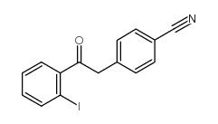 2-(4-CYANOPHENYL)-2'-IODOACETOPHENONE结构式