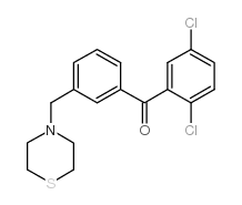 2,5-DICHLORO-3'-THIOMORPHOLINOMETHYL BENZOPHENONE图片