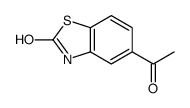 2(3H)-Benzothiazolone,5-acetyl-(9CI)结构式