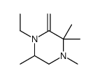 Piperazine, 4-ethyl-1,2,2,5-tetramethyl-3-methylene- (7CI) Structure