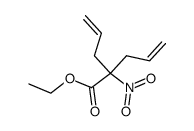 ethyl 2,2-bis(allyl)-2-nitroacetate结构式