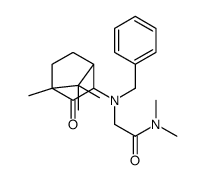 2-[benzyl-(4,7,7-trimethyl-3-oxo-2-bicyclo[2.2.1]heptanyl)amino]-N,N-dimethylacetamide Structure