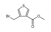 3-Thiophenecarboxylic acid, 4-(bromomethyl)-, methyl ester Structure