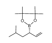 (S)-4,4,5,5-tetramethyl-2-[5-methyl-1-hexen-3-yl]-1,3,2-dioxaborolane Structure