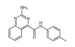 2-aminoquinazoline-4-carboxy-(4-methylphenyl)amide Structure