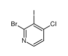 2-Bromo-4-chloro-3-iodo-pyridine structure