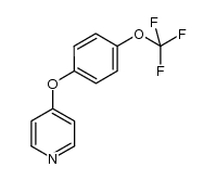 4-(4-trifluoromethoxy-phenoxy)-pyridine结构式