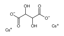 CESIUM TARTRATE structure