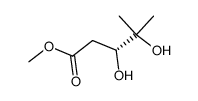 (R)-3,4-Dihydroxy-4-methyl-pentanoic acid methyl ester Structure