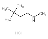 N,3,3-Trimethyl-1-butanamine hydrochloride Structure