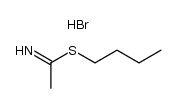 butyl ethanimidothioate hydrobromide结构式