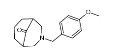 N-(4-methoxyphenylmethyl)-3-azabicyclo[3.3.1]nonan-9-one Structure