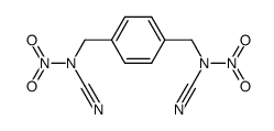 p-xylene-α,α'-diylbisnitrocyanamide Structure